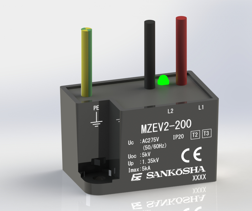 交流100/200V系 単相2線用 クラスII,III SPD | MZEV2-200|株式 交流100/200V系 単相2線用 クラスII,III SPD | MZEV2-200|株式