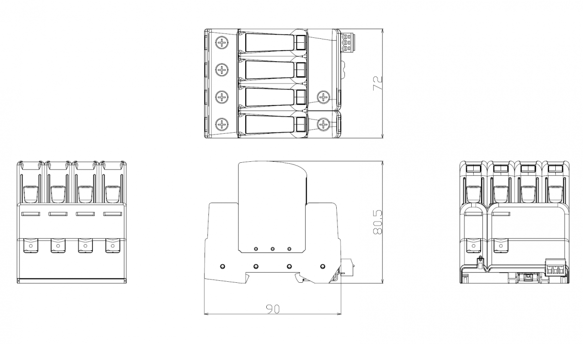 MZSR-200JK2の外形寸法図