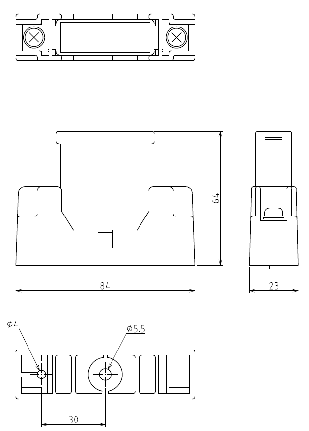 AV-201の外形寸法図